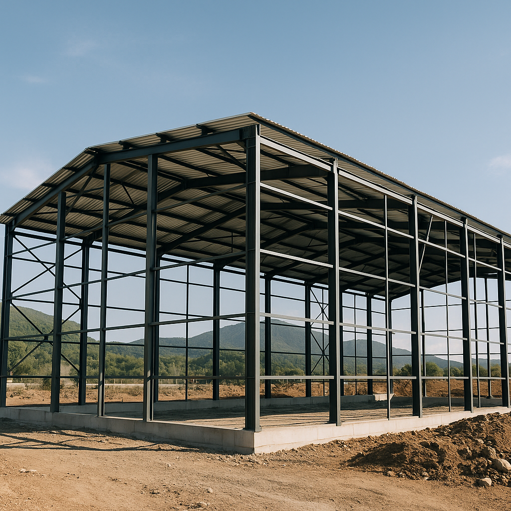 AVB İnşaat Muğla-Fethiye Çelik Konstrüksiyon Projesi | 20.950 KG Çelik İşleri